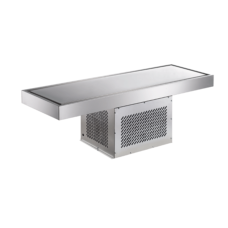 Built-in freeze plate